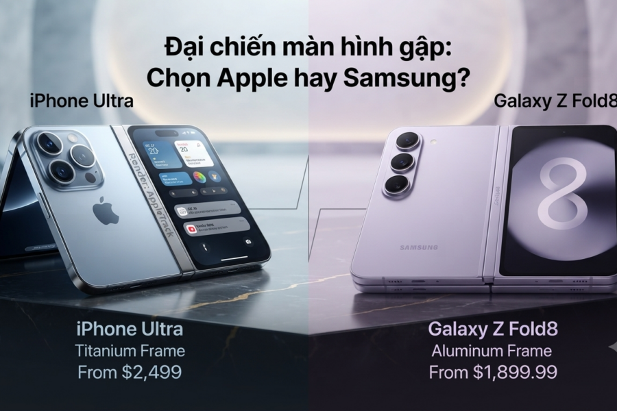 So Sánh Sức Mạnh iPhone Ultra Và Samsung Galaxy Z Fold8: Chọn Lựa Đẳng Cấp Hay Giá Thành Hợp Lý?
