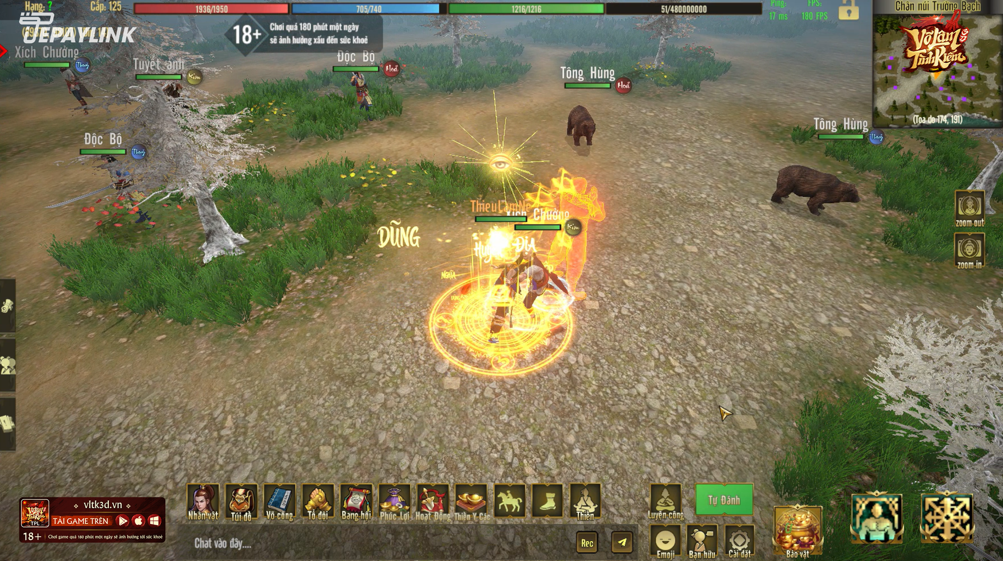 Khám Phá Game Võ Lâm Tình Kiếm 3D Trong Thời Gian AlphaTest - Ảnh 4. Khám Phá Game Võ Lâm Tình Kiếm 3D Trong Thời Gian AlphaTest - Ảnh 4.