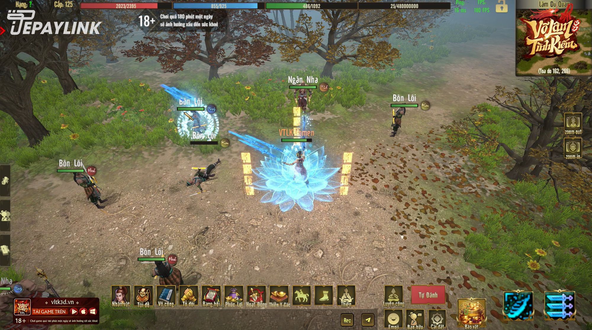 Khám Phá Game Võ Lâm Tình Kiếm 3D Trong Thời Gian AlphaTest - Ảnh 5. Khám Phá Game Võ Lâm Tình Kiếm 3D Trong Thời Gian AlphaTest - Ảnh 5.