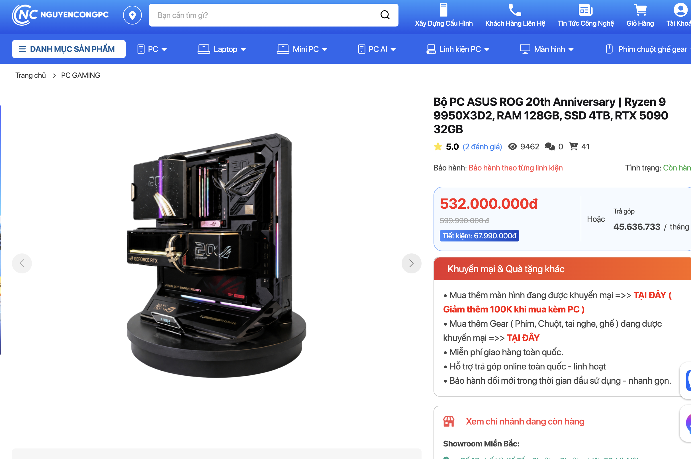 ASUS Giới Thiệu Bộ Linh Kiện Kỷ Niệm 20 Năm