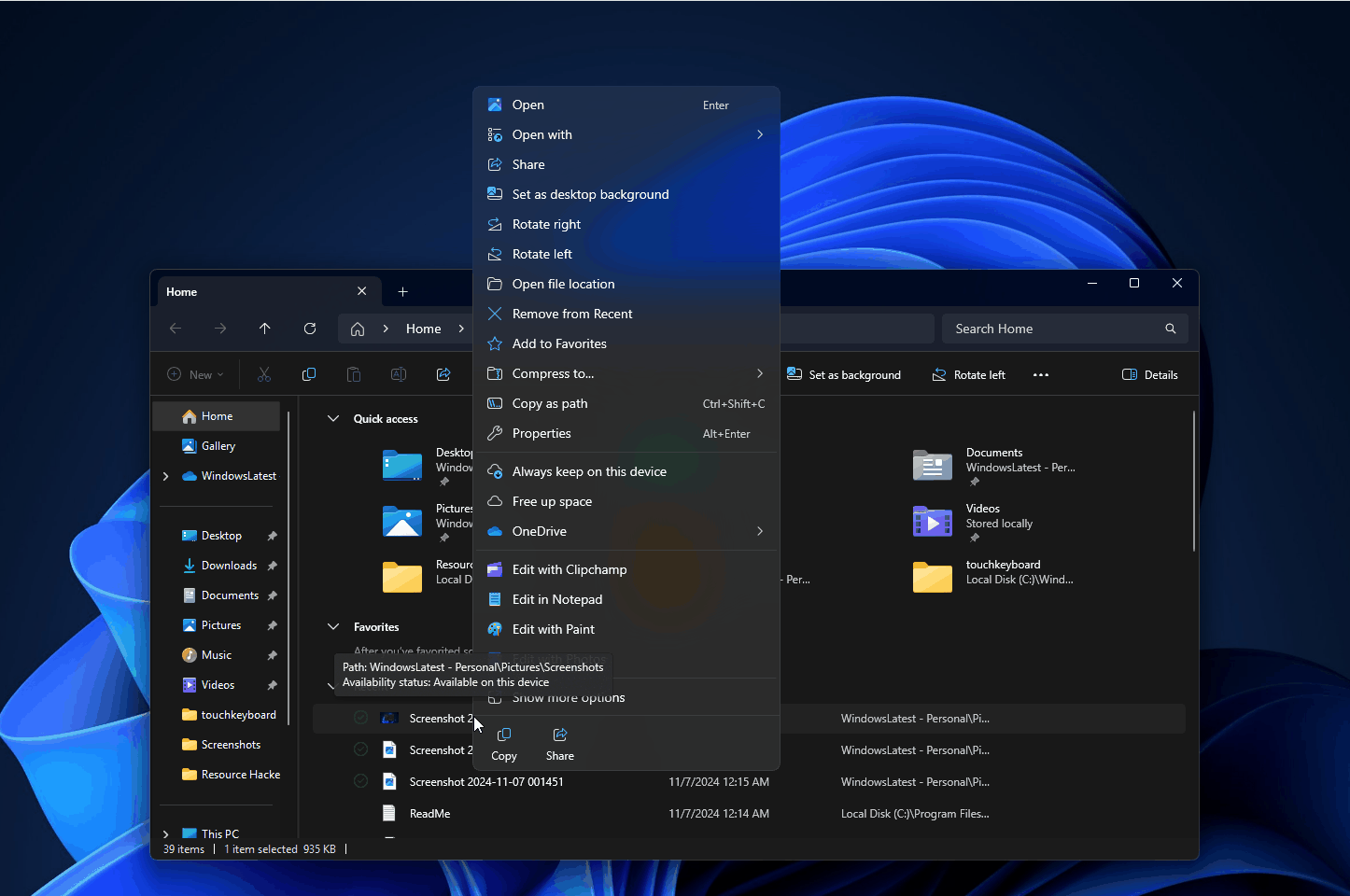 Windows 11 trở lại với thiết kế menu chuột phải quen thuộc nhưng mới mẻ - Ảnh 1.