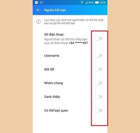 Cài đặt quyền riêng tư Cài đặt quyền riêng tư