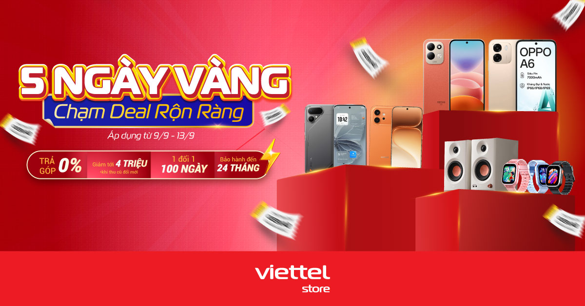 5 ngày săn ưu đãi công nghệ: Smartphone, laptop đồng loạt giảm giá - Ảnh 1.