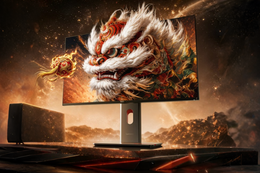 ThinkVision P27UD-40: Màn hình 27″ 4K với tần số linh hoạt và sạc Thunderbolt 140W