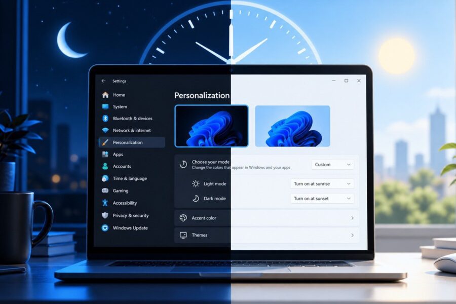 Windows 11 sắp có chế độ tự đổi giao diện (Auto Dark Mode): điều cần biết