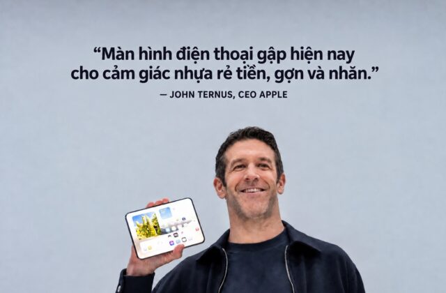 iPhone Duo và bài toán màn hình gập: Apple nói gì về cảm giác chạm và phần mềm
