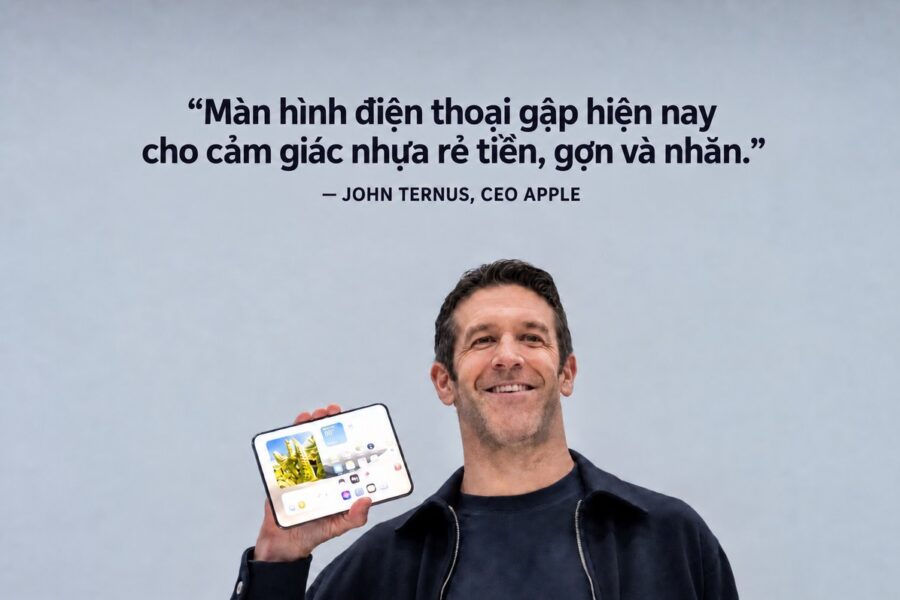 iPhone Duo và bài toán màn hình gập: Apple nói gì về cảm giác chạm và phần mềm