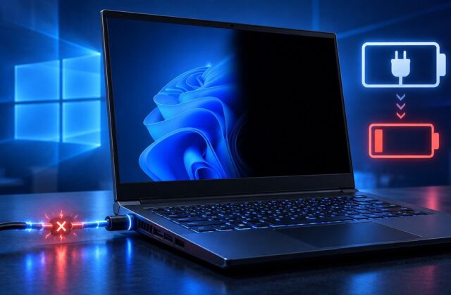 KB5121003 và báo cáo laptop tự chuyển sang pin dù vẫn cắm sạc