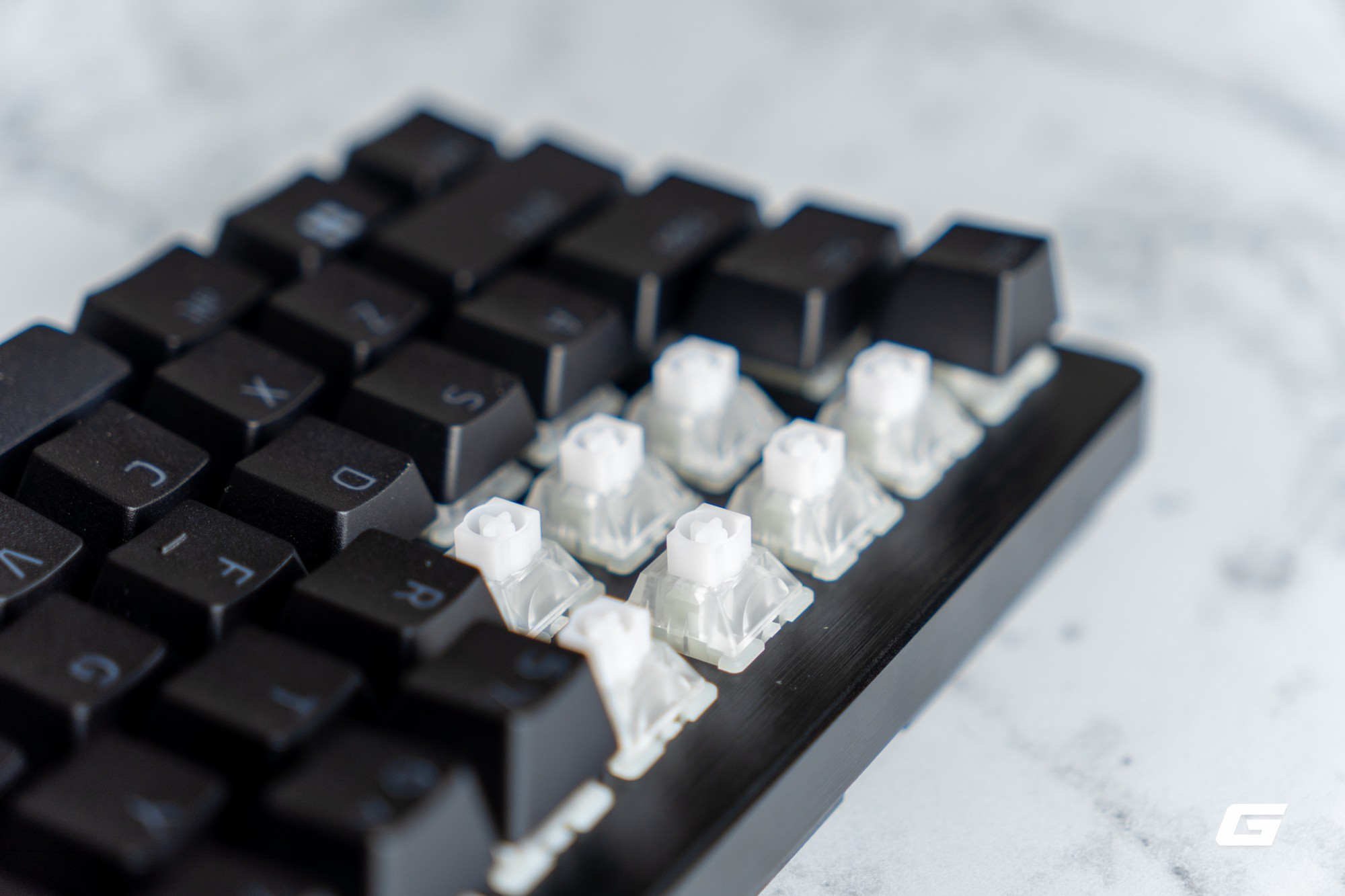Cận cảnh switch Hall Effect của Razer Cận cảnh switch Hall Effect của Razer