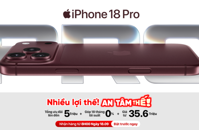 Đặt trước iPhone 18 Pro: Những con số, màu hiếm và chiến lược giảm giá khiến thị trường sôi động