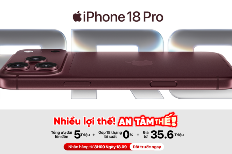 Đặt trước iPhone 18 Pro: Những con số, màu hiếm và chiến lược giảm giá khiến thị trường sôi động